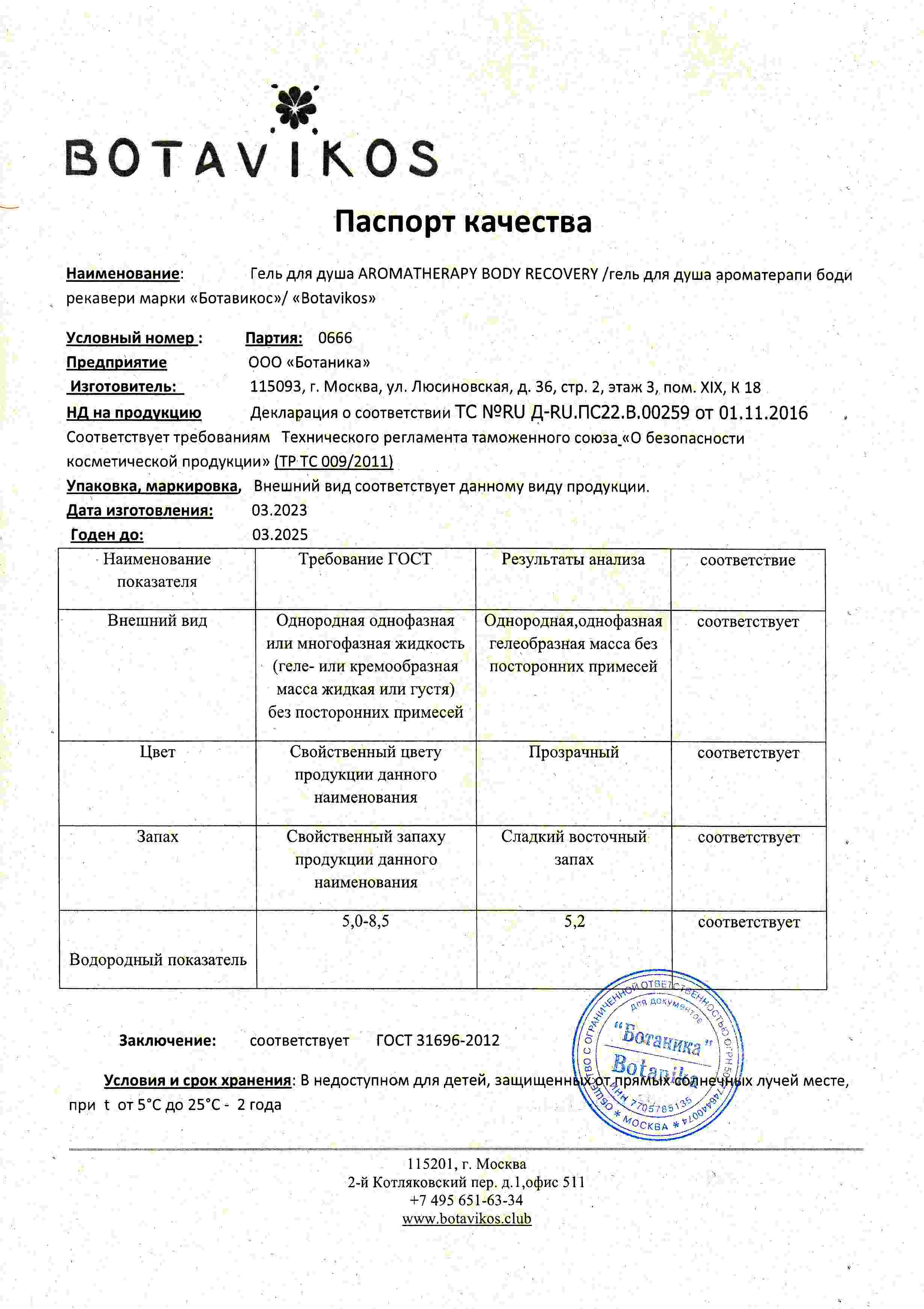Паспорт №032023